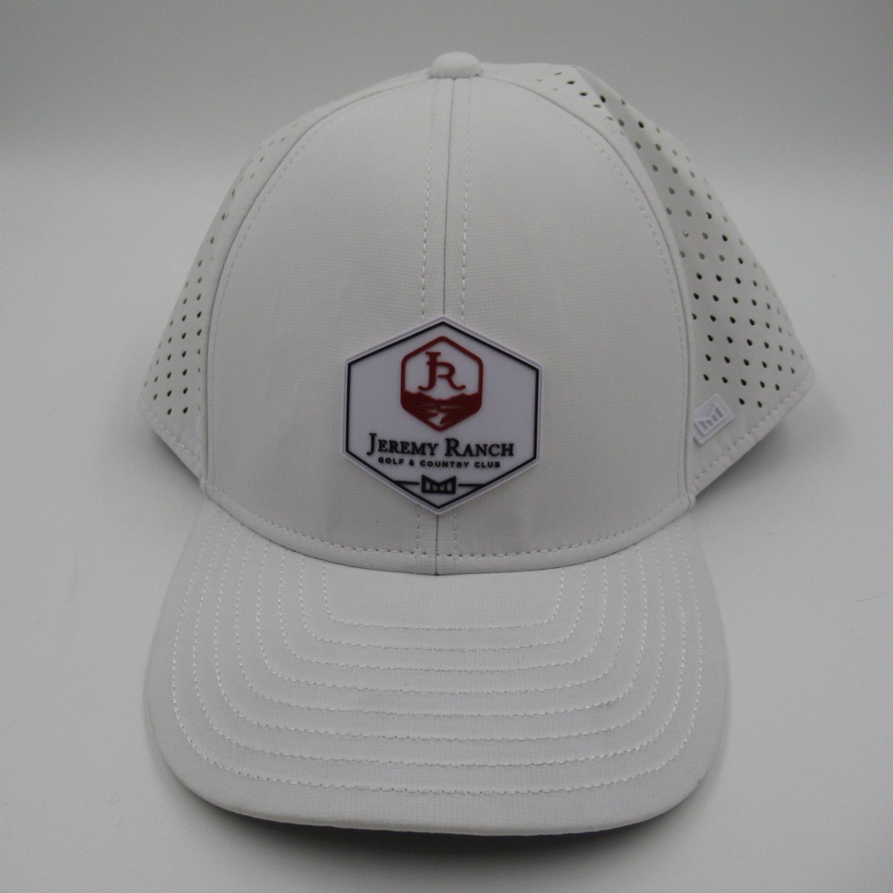 Melin A-Game Hydro Hat Mens Classic White Jeremy Ranch Golf Club Snapback